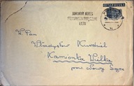 Koperta stempel Kraków do Kamionka Wielka