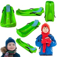 SANKI Z PODPARCIEM TWORZYWO SZTUCZNE ZIELONE DLA DZIECI BEZPIECZNE ZESTAW