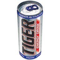 ORYGINALNE SZKLANKI TIGER ENERGY DRINK LIMITED EDITION VINTAGE 4 x 250 ml