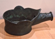 ŻELAZKO na węgiel drzewny do jedwabiu CHINY XIX w.