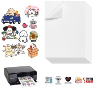 PAPIER SAMOPRZYLEPNY A4 30 ARKUSZY WODOODPORNY MATOWY DO DRUKU