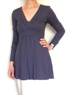 LK BENNETT bluzka tunika YOKIO grafitowy jersej r. S/M NOWA Z METKĄ