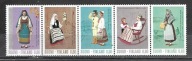 FINLANDIA - stroje ludowe 1972 ** Mi 733-7 [::::] (436)