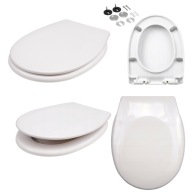 DESKA SEDESOWA WOLNOOPADAJĄCA KOŁO UNIWERSALNA DUROPLAST CERSANIT BIAŁA