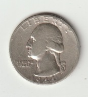 USA 25 centow 1944 srebro 0.900 ladny stan