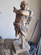 Stara olbrzymia figura żołnierza z 1919r -sygnowana 65cm