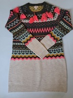 Zimowa ciepła sukienka tunika CatJack XL 14-16 lat