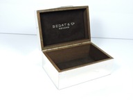 STARA DREWNIANA SREBRZONA SKRZYNKA SZKATULKA GENEVE SYGNOWANA