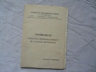 INSTRUKCJA UDZIELANIA PIERWSZEJ POMOCY W NAGŁYCH WYPADKACH