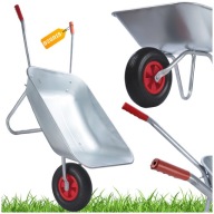 TACZKA OGRODOWA BUDOWLANA OCYNKOWANA MOCNA WÓZEK OGRODOWY 120L LEKKA METAL