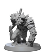 Arak Chief A Lizardman Człowiek Jaszczur RPG Druk 3D