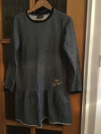 SUKIENKA FEMI PLEASURE (M) SZARA FALBANA COTTON