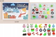 KALENDARZ ADWENTOWY DLA DZIECI ZABAWKI MOCHI SQUISHY GNIOTKI PREZENT 24