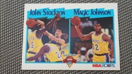 1991-92 NBA Hoops League Leaders * JOHN STOCKTON MAGIC JOHNSON * LAKERS