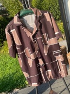 H Koszula Shein artystyczne figury geometryczne rozmiar L