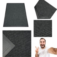 WYCIERACZKA WEWNĘTRZNA ZEWNĘTRZNA POD DRZWI GUMOWA SZARA CZARNA 80x120CM