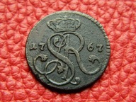 STANISŁAW AUGUST PONIATOWSKI - grosz 1767 G