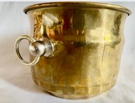 Mosiężna doniczka Osłonka W bardzo dobrym stanie