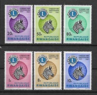 Rwanda xx J482 fauna zebra MNH VF