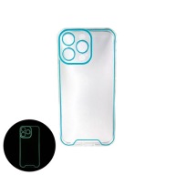 Etui fluorescencyjne świecące w ciemności do iPhone 16 PRO MAX NIEBIESKIE