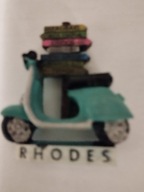 MAGNES NA LODÓWKĘ GRECJA RODOS LINDOS SKUTER RHODES