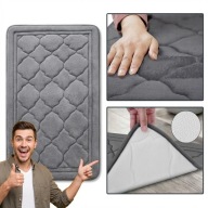 DYWANIK ŁAZIENKOWY MATA ANTYPOŚLIZGOWY SZYBKOSCHNĄCY XXL MEMORY FOAM 80X50