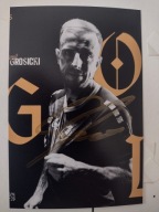 Zdjęcie autograf 10x15 Pogoń Szczecin sezon 25/2 Gol Kamil Grosicki