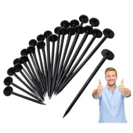 SZPILKI KOTWY DO MOCOWANIA AGROWŁÓKNINY I SIATKI DO OGRODU 15CM 100SZT