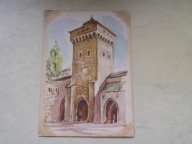 POCZTÓWKA KRAKÓW BRAMA FLORIAŃSKA ROMAN SZAŁAS