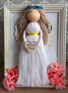 Aniołek handmade makrama