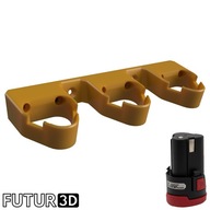 Uchwyt wieszak potrójny na akumulator baterię Parkside X12V Team 12V