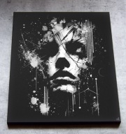 Oryginalny obraz ręcznie grawerowany w blasze... Grawerka