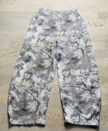 Bershka Baggy spodnie dresowe drzewa liście Rozm. S