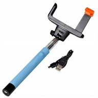 Uchwyt do Zdjęć SELFIE STICK Teleskopowy Kijek Monopod BLUETOOTH BŁĘKITNY