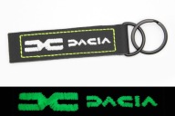 Skórzany BRELOK Haft FLUO DACIA + imię LamaHaft