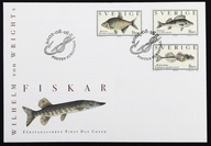 Szwecja 2002 RYBY MiNr 2245-2247 FDC