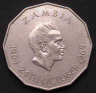 Zambia 50 ngwee 1969 - Kaunda - kukurydza