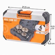 Komplet Pił Otworowych Werckmann HSS - Zestaw do Wiercenia w Drewnie,Metalu