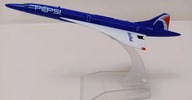 Metalowy model samolotu Air France Concord pepsi