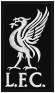 Termo Naszywka Liverpool FC Piłka Nożna Haftowana Naprasowanka