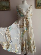 TODAYS WOMAN SUKIENKA JEDWABNA w motyle 34