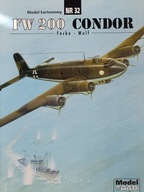 Model Card 32 samolot Focke-Wulf FW 200 Condor