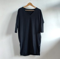 Czarna sukienka Roger Publishing mamaginekolog 38/40 oversize/ciążowa (484)