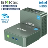 MINI PC INTEL N100 8GB DDR4 256GB SSD WiFi 6 WIN11 GMKtec G3 - WYMIENNY RAM
