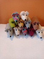 Ręcznie robiona zabawka mysz także dla kota