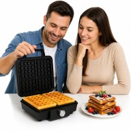 GOFROWNICA 2200W 4 GOFRY JEDNOCZEŚNIE MOCNA SZYBKA NIEZAWODNA REGULACJA