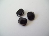 GUZIKI CZARNO-SREBRNE VINTAGE - 3 SZT.