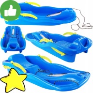 SANKI RACE Z HAMULCAMI I KIEROWNICĄ ŚLIZG BOBSLEJ DLA DZIECI LINKA