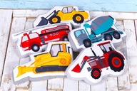 Poduszka AUTO Koparka Betoniarka Straż