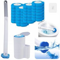 Jednorazowa Szczotka do WC z Tik Toka Toalety Antybakteryjna + 24 Wkłady